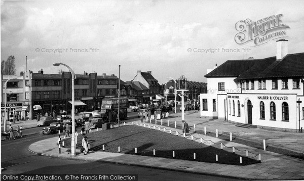 Photo of North Cheam, London Road c.1955