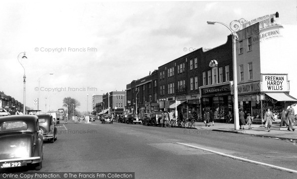 Photo of North Cheam, London Road c.1955
