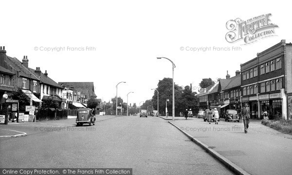Photo of North Cheam, London Road c.1955
