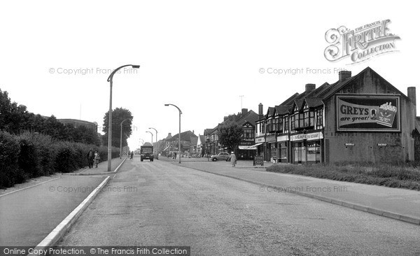 Photo of North Cheam, London Road c.1955