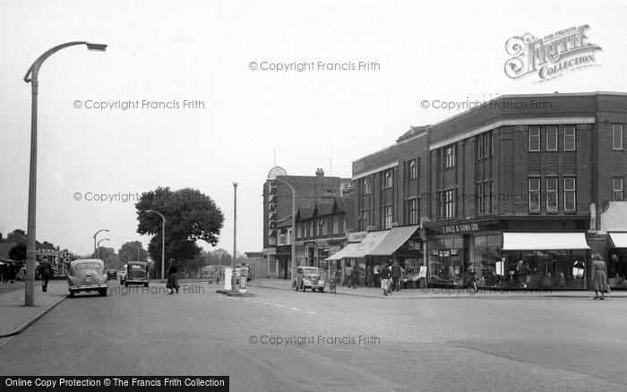 Photo of North Cheam, London Road c.1955