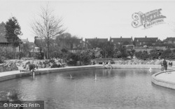 Ridgeway Park, Children's Boating Pool c.1955, North Chingford