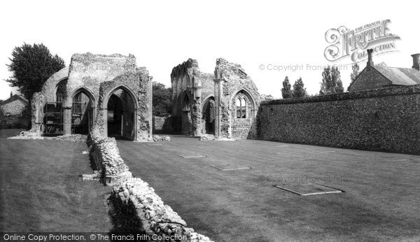 Photo of North Creake, Abbey c.1955