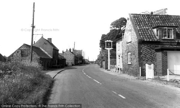 Photo of North Creake, Main Road c.1955