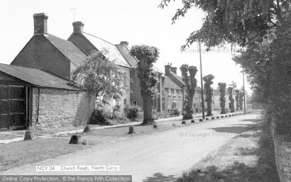 Photo of North Curry, Church Road c.1960