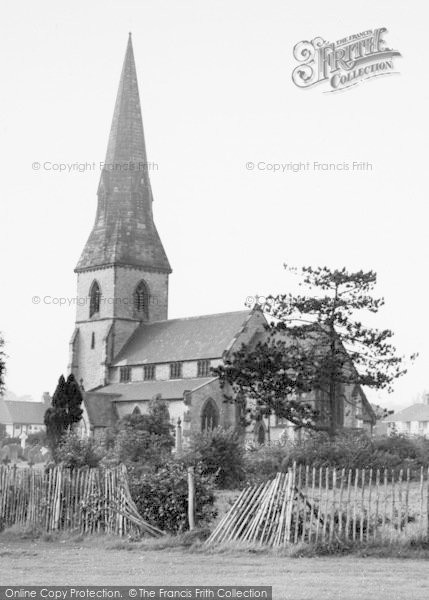 Photo of North Ferriby, Church From The Playing Fields c.1960