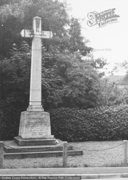 Photo of North Ferriby, The Memorial c.1955