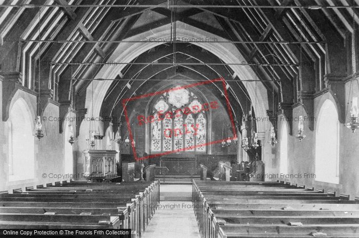 Photo of North Holmwood, Church Interior 1907