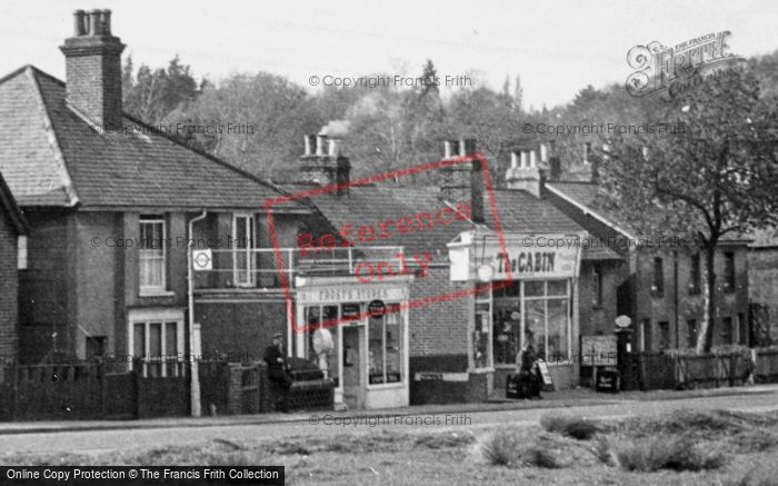 Photo of North Holmwood, Shops Near The Pond c.1955