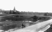 St John's Church And Pond 1906, North Holmwood