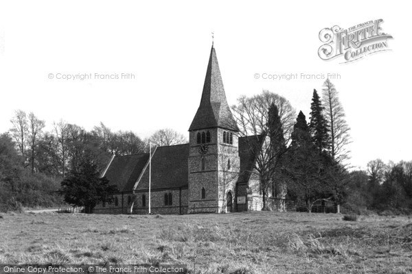 Photo of North Holmwood, St John's Church c.1955