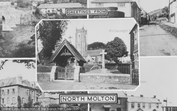Photo of North Molton, Composite c.1955
