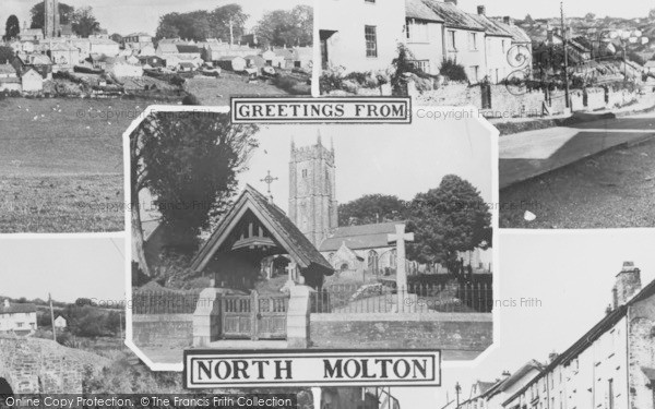 Photo of North Molton, Composite c.1955