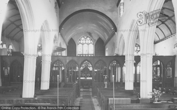 Photo of North Molton, The Church Interior c.1955