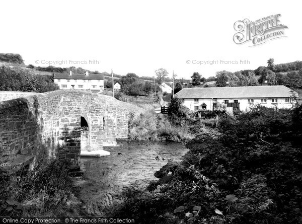 Photo of North Molton, The Old Bridge c.1955