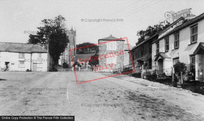 Photo of North Molton, The Square And Church c.1955