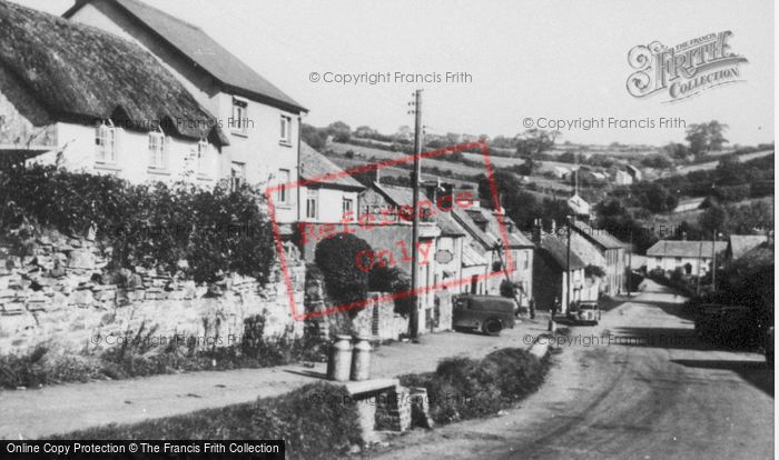 Photo of North Molton, The Village c.1955