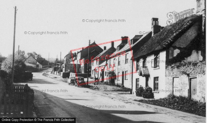Photo of North Molton, The Village c.1955