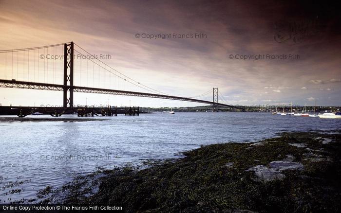 Photo of North Queensferry, The Forth Road Bridge c.1980