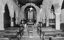 Church, Interior c.1960, North Somercotes