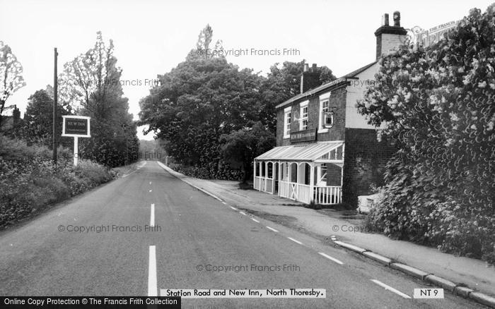 Photo of North Thoresby, Station Road And New Inn c.1965