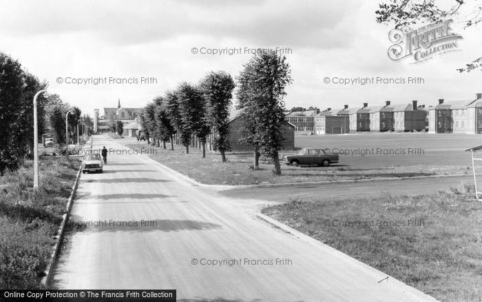 Photo of North Tidworth, St George's Road And Mooltan Barracks c.1965