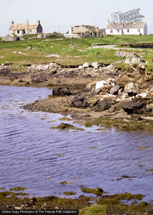 Photo of North Uist, Croft Cottages At Clacham A Luib 1988