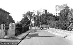 Grammar School Road c.1955, North Walsham