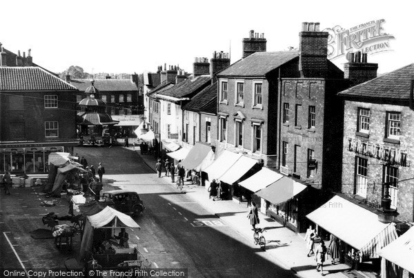 Photo of North Walsham, Market Place c.1950