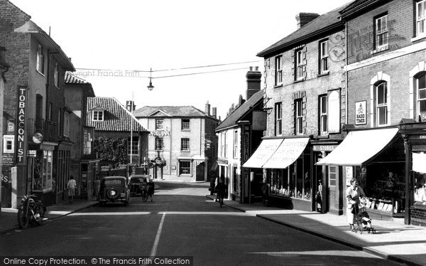 Photo of North Walsham, Market Street c.1955