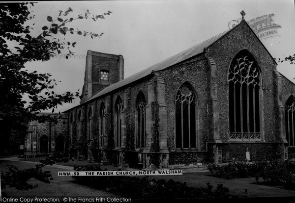 Photo of North Walsham, St Nicholas Church c.1955