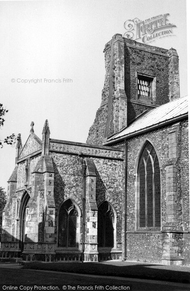 Photo of North Walsham, The Broken Church Tower c.1955
