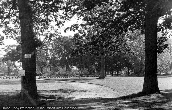 Photo of North Walsham, The Memorial Park c.1955