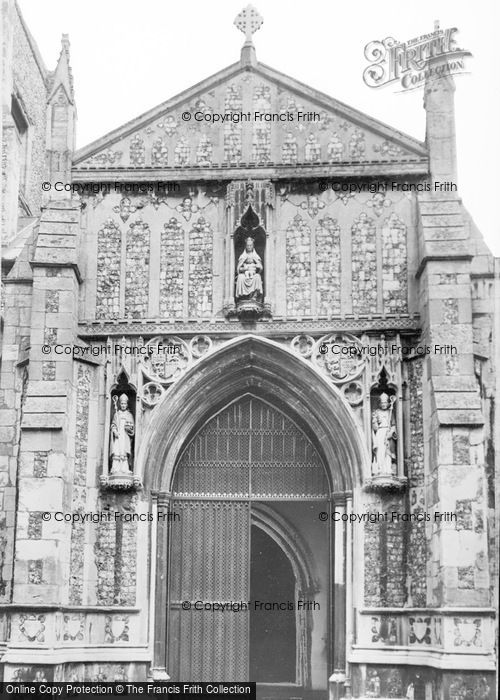 Photo of North Walsham, The Parish Church, Doorway c.1939