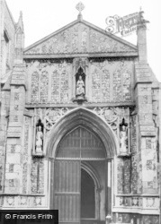 The Parish Church, Doorway c.1939, North Walsham