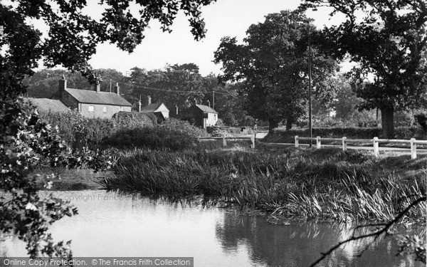 Photo Of North Walsham, The Pond And Blue Bell Inn C.1955