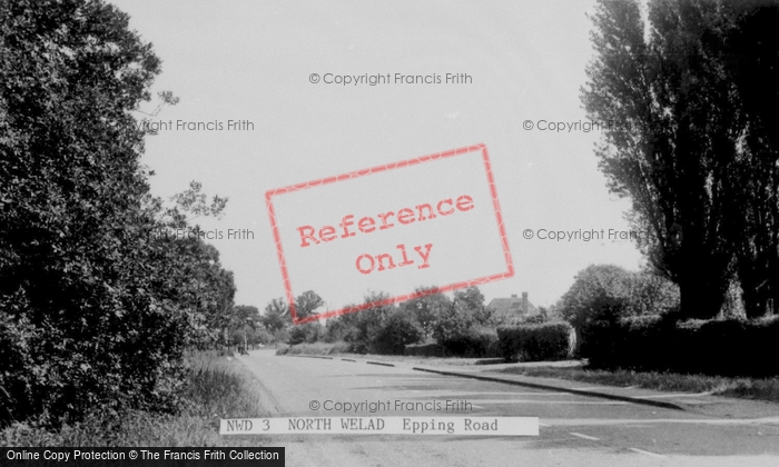 Photo of North Weald, Epping Road c.1955