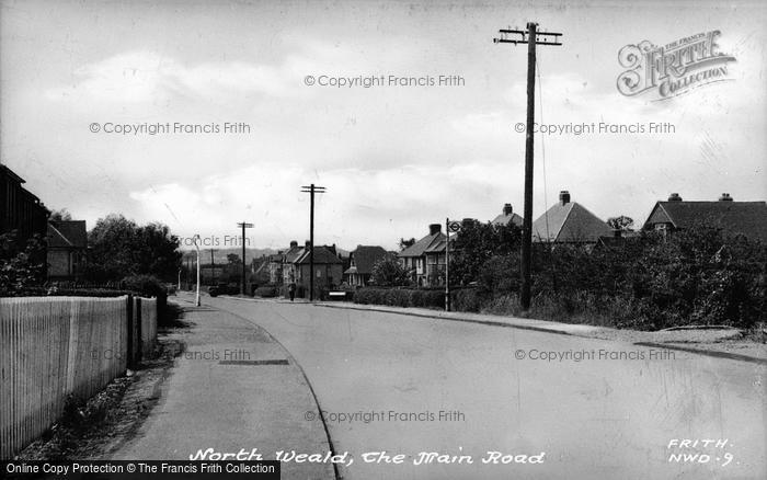 Photo of North Weald, Main Road c.1955