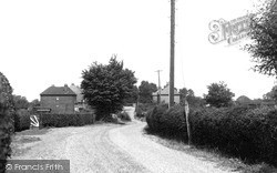 North Weald, School Green Lane c.1955, North Weald Bassett