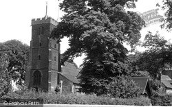 North Weald, St Andrew's Church c.1955, North Weald Bassett