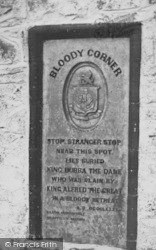 Bloody Corner Memorial c.1940, Northam