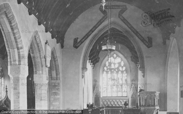 Photo of Northam, Church Interior 1890