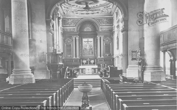 Photo of Northampton, All Saints Church Interior 1922