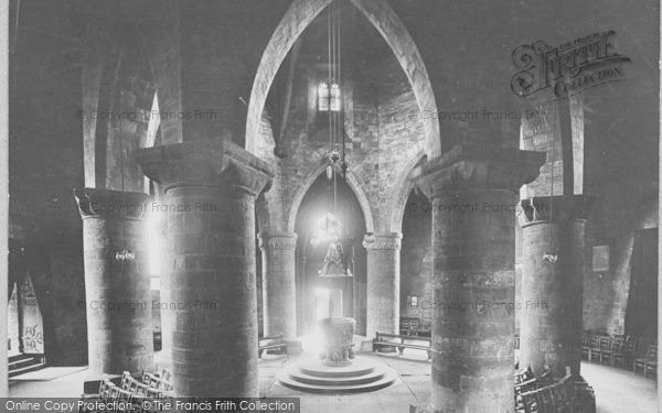 Photo of Northampton, Church Of The Holy Sepulchre Interior 1922