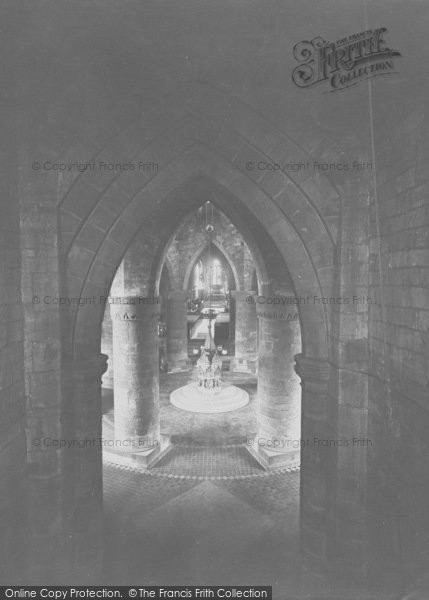Photo of Northampton, Church Of The Holy Sepulchre Interior 1922