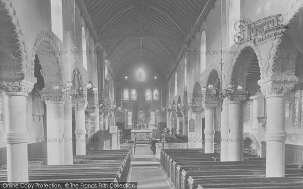 Photo of Northampton, St Peter's Church, Interior 1922