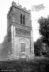 St Peter's Church Norman Tower 1922, Northampton