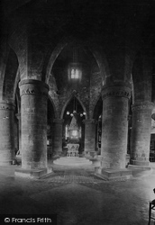 The Church Of The Holy Sepulchre, The Interior 1922, Northampton