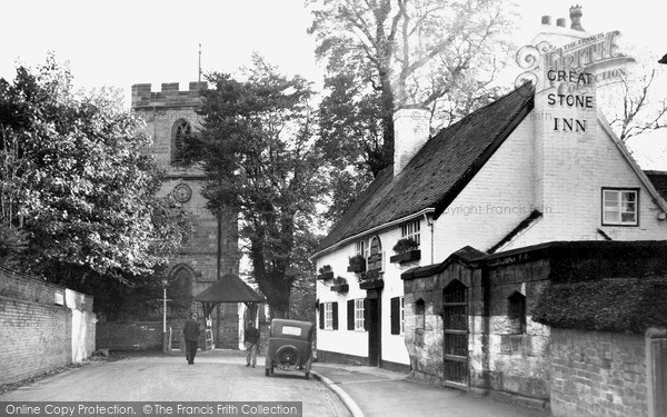 Photo of Northfield, Parish Church, Greatstone Inn And Pound 1949