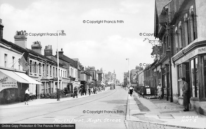 Photo of Northfleet, High Street c.1955